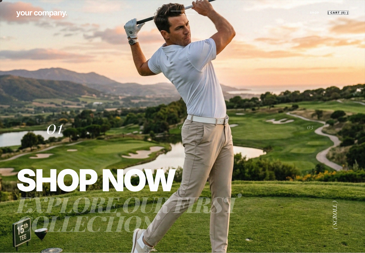 Fashion 1 website template screenshot